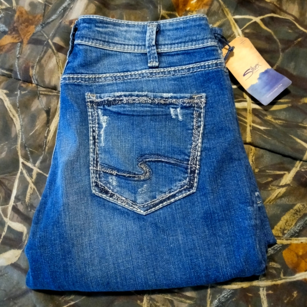 Silver Ladies Jeans 30x33
